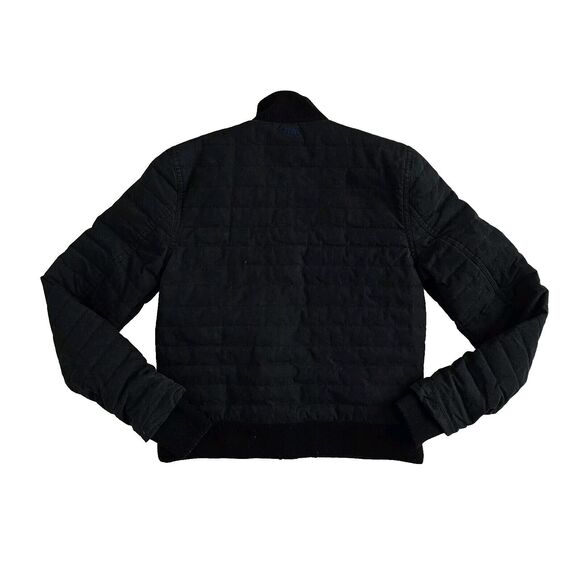 Mountain Khakis (Womens Small) Ludlow Swagger Bomber Zip Jacket Primaloft Black - Picture 5 of 7